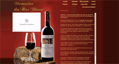 Desktop Screenshot of domaine-du-mas-blanc.com